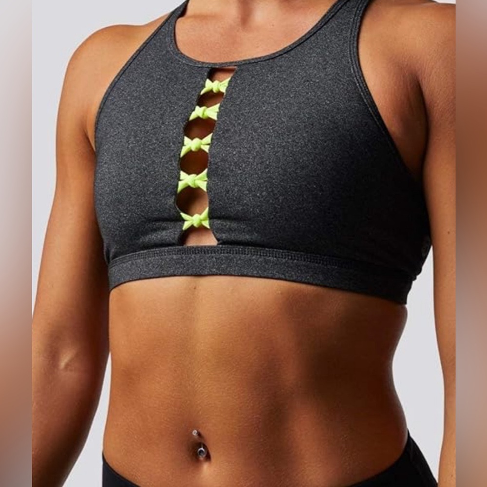 Born Primitive Size XS The Knotted Up Sports Bra (Blacklight) NWT